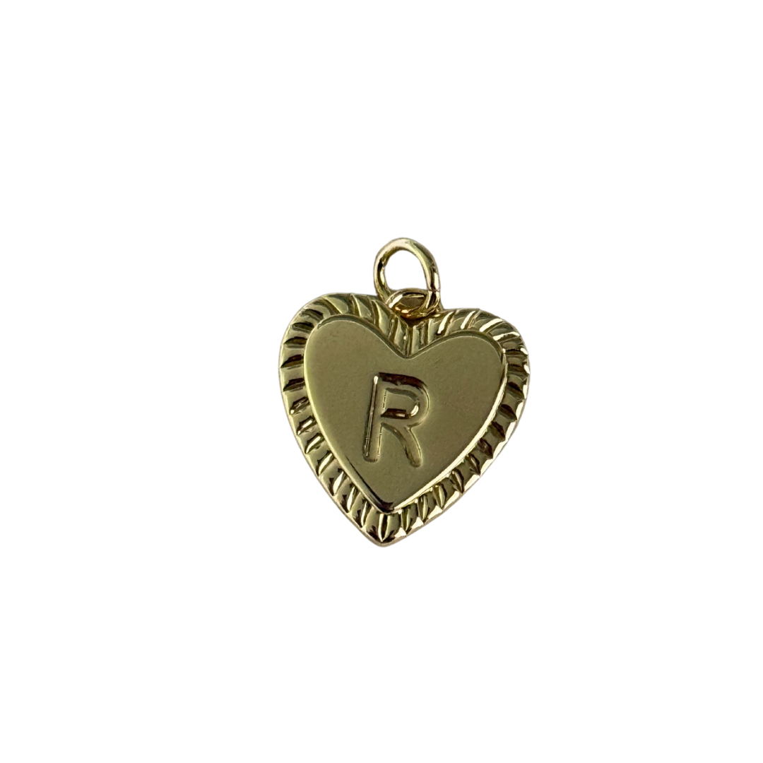Gold Heart Letter