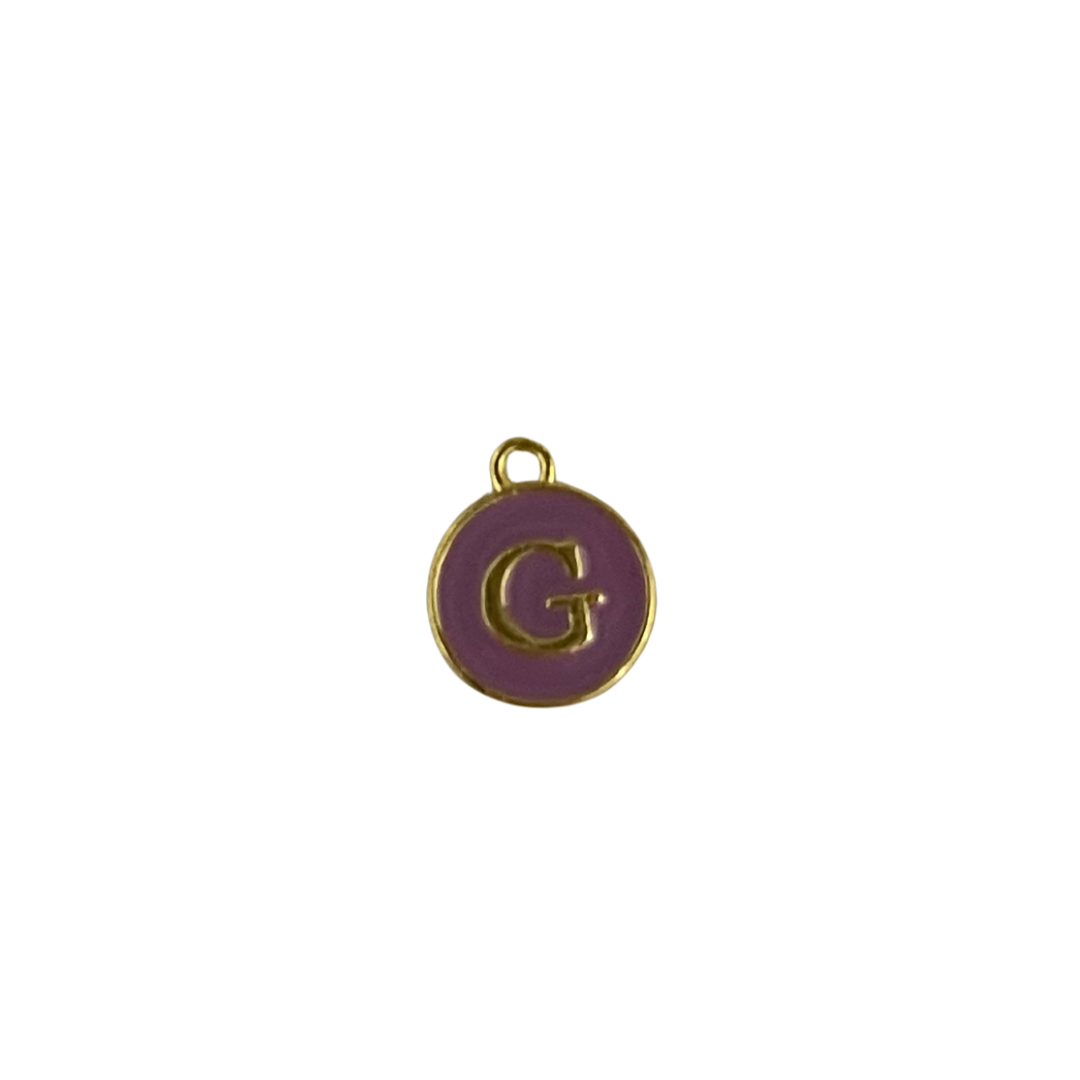 Purple Circle Letter
