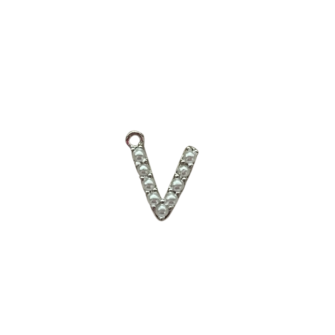 Silver Pearl Letter