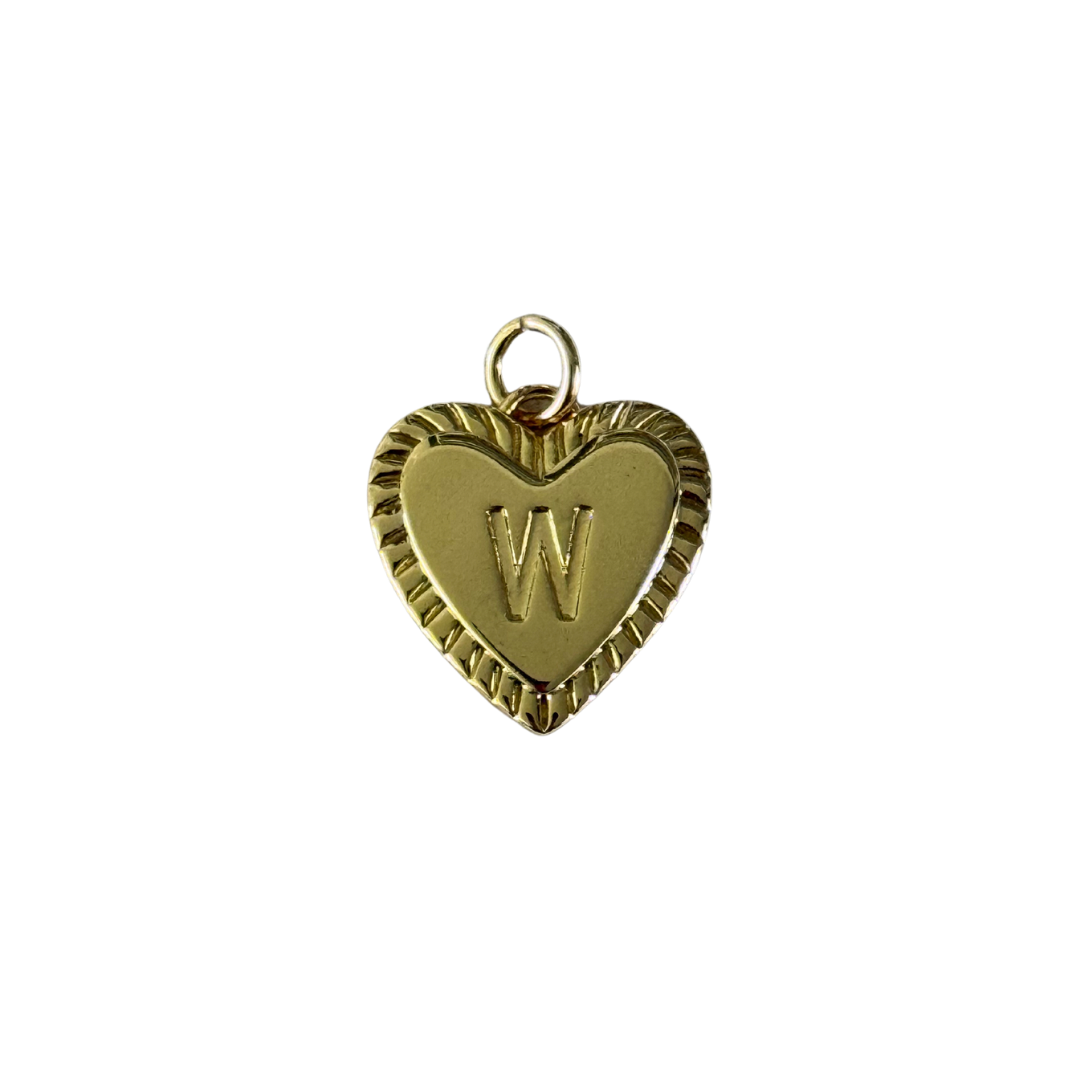 Gold Heart Letter