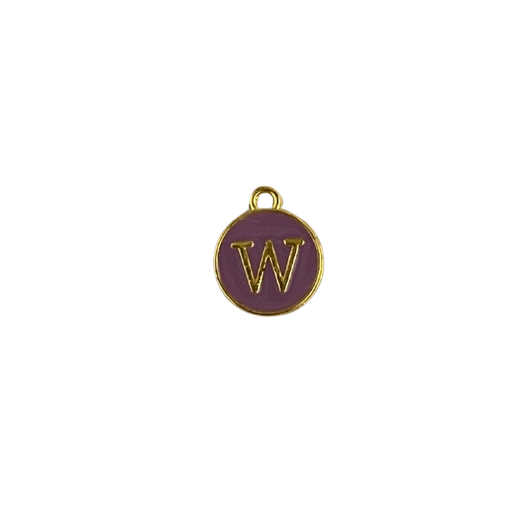 Purple Circle Letter