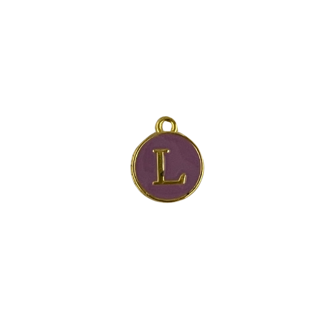 Purple Circle Letter