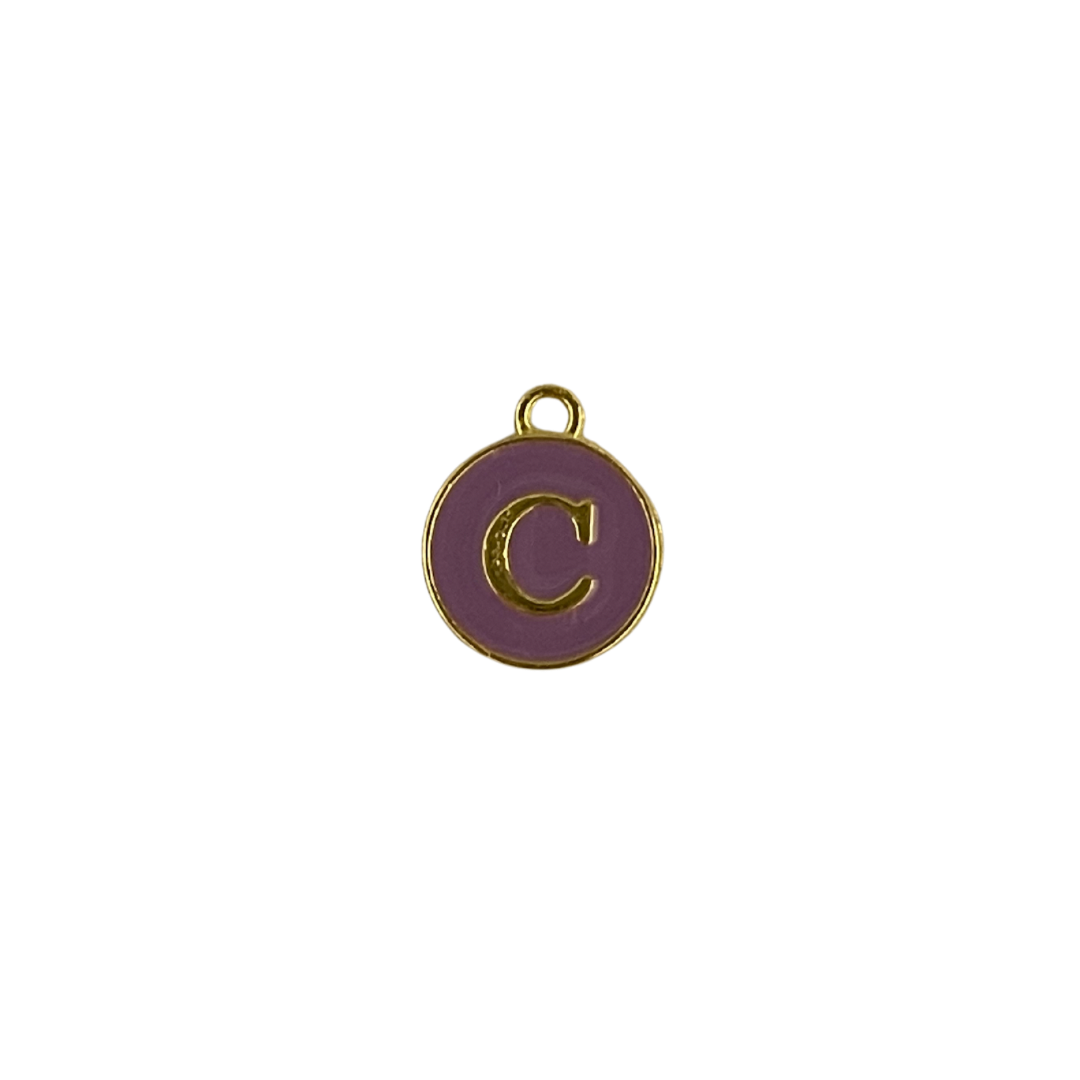 Purple Circle Letter