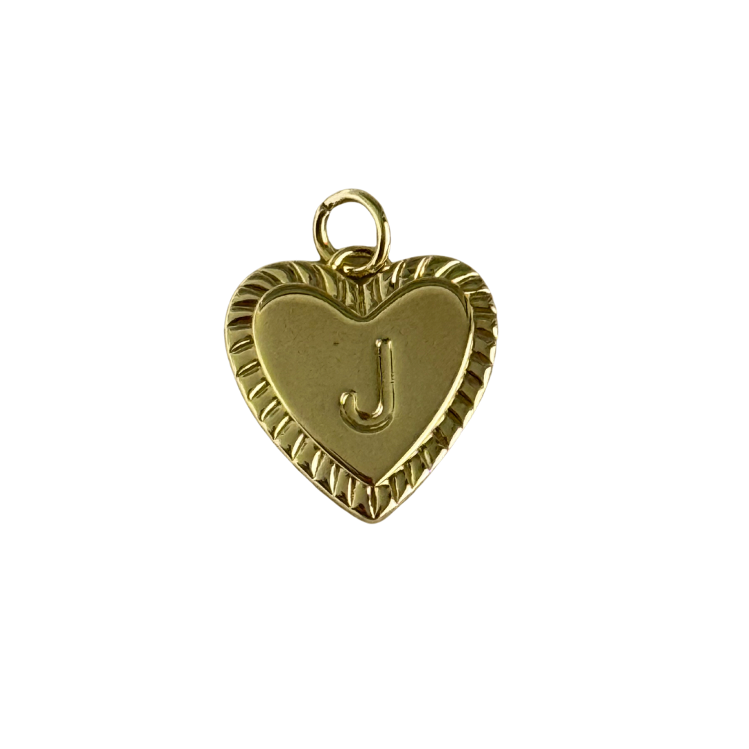 Gold Heart Letter