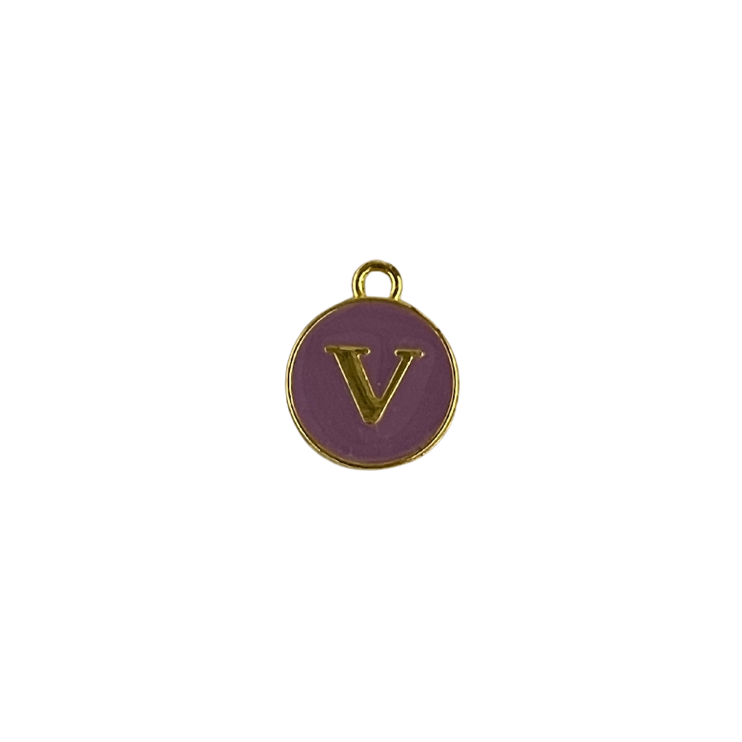 Purple Circle Letter