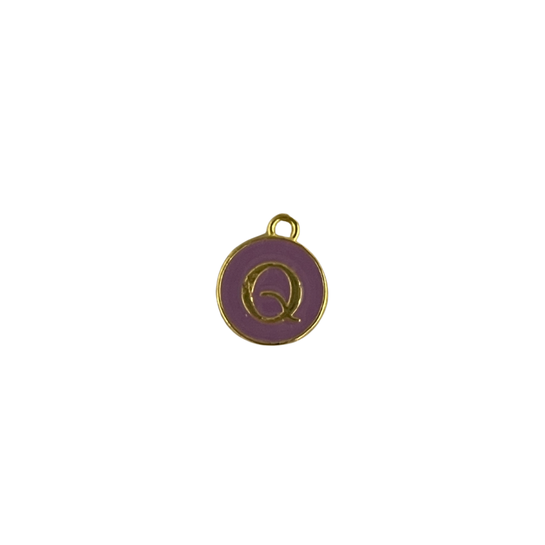 Purple Circle Letter