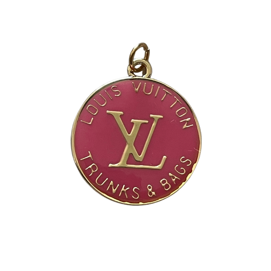 Hot Pink LV Tag