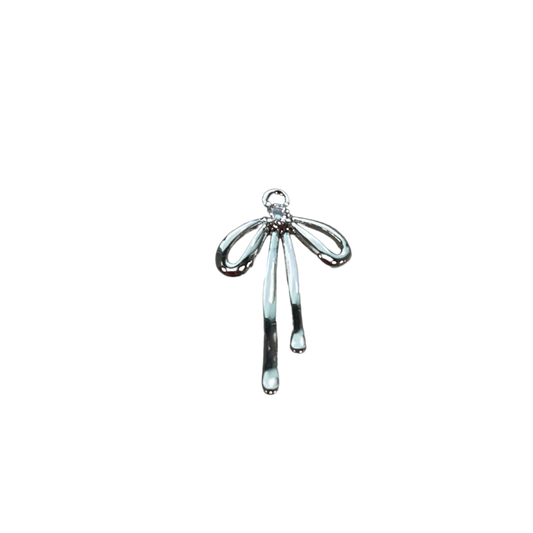 Silver Dainty Bow