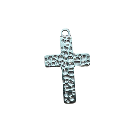 Silver Leopard Cross