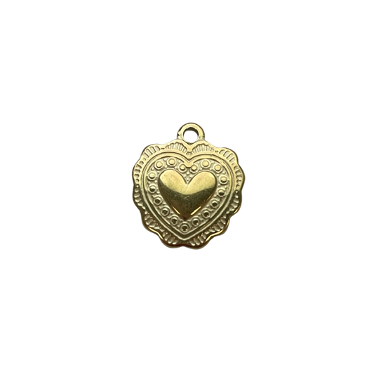 Gold Valentines Heart