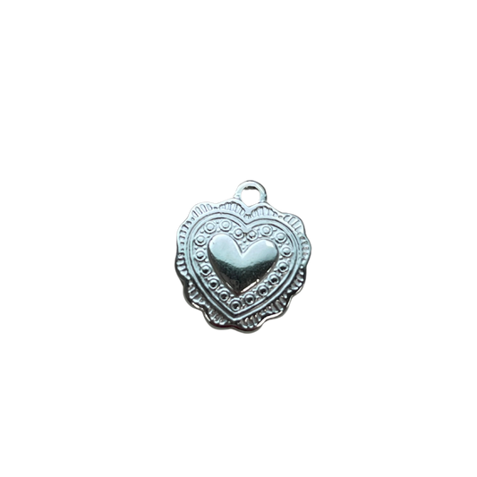Silver Valentines Heart