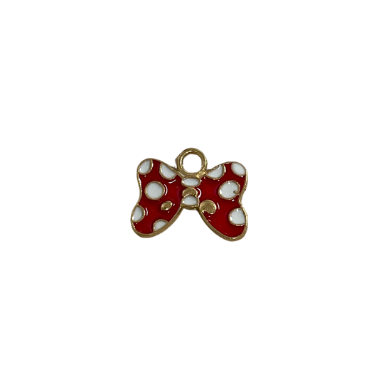 Red and White Bow