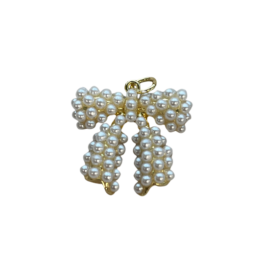 Gold Pearl Bow