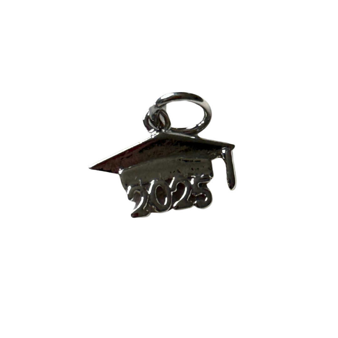 Silver Graduation Cap