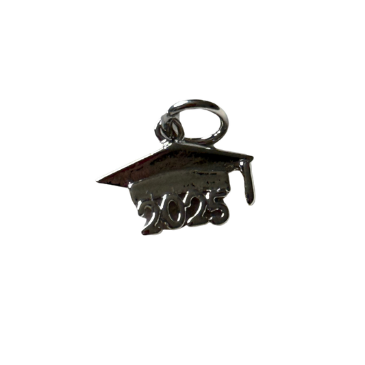 Silver Graduation Cap