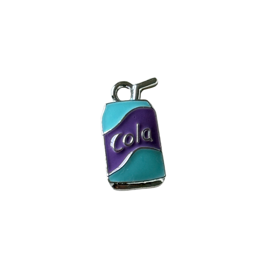 Silver Purple cola can