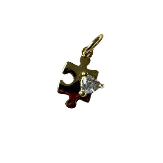 Gold Puzzle Piece