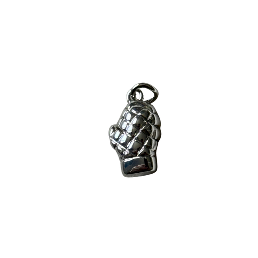 Silver Oven Mitt