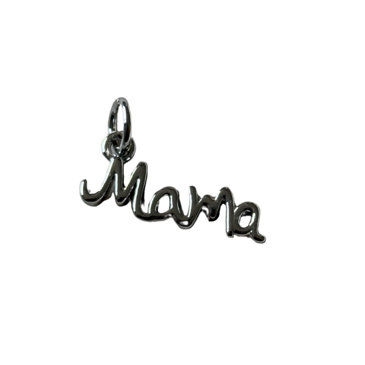 Silver Cursive Mama