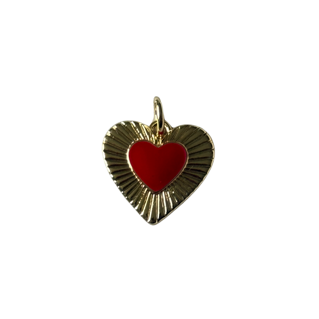 Red and Gold Heart
