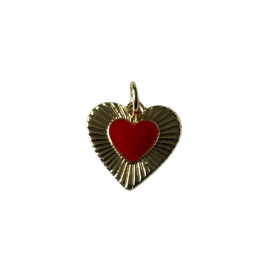 Red and Gold Heart