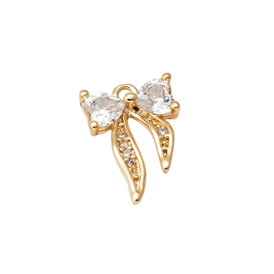 Gold Dangle Bow